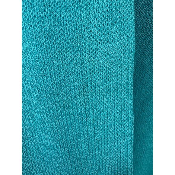 St John Size P Santana Knit Short Sleeve Cardigan Sweater Logo Buttons - Picture 5 of 7